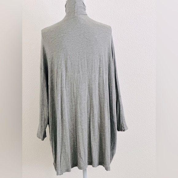 We The Free Gray Oversized Turtleneck Tunic Top Size XS - Picture 5 of 8